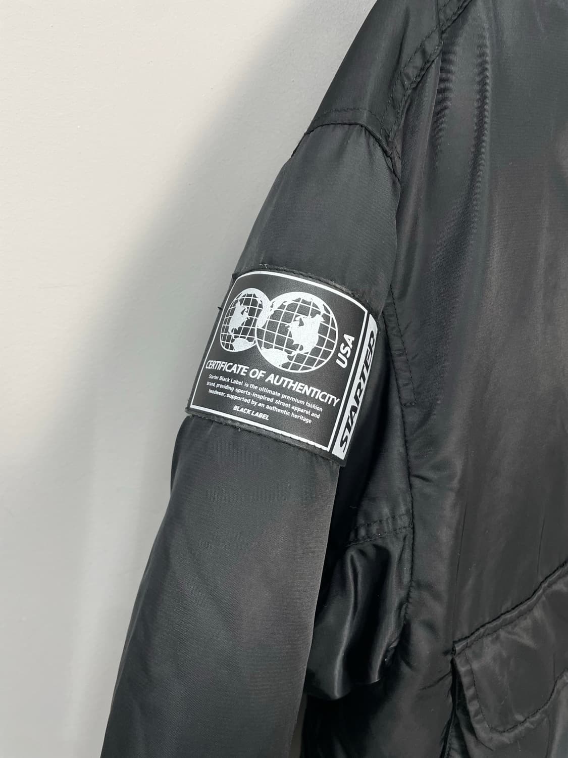 스타터 MA-1 블랙 투포켓 자켓 H1443 상품이미지3