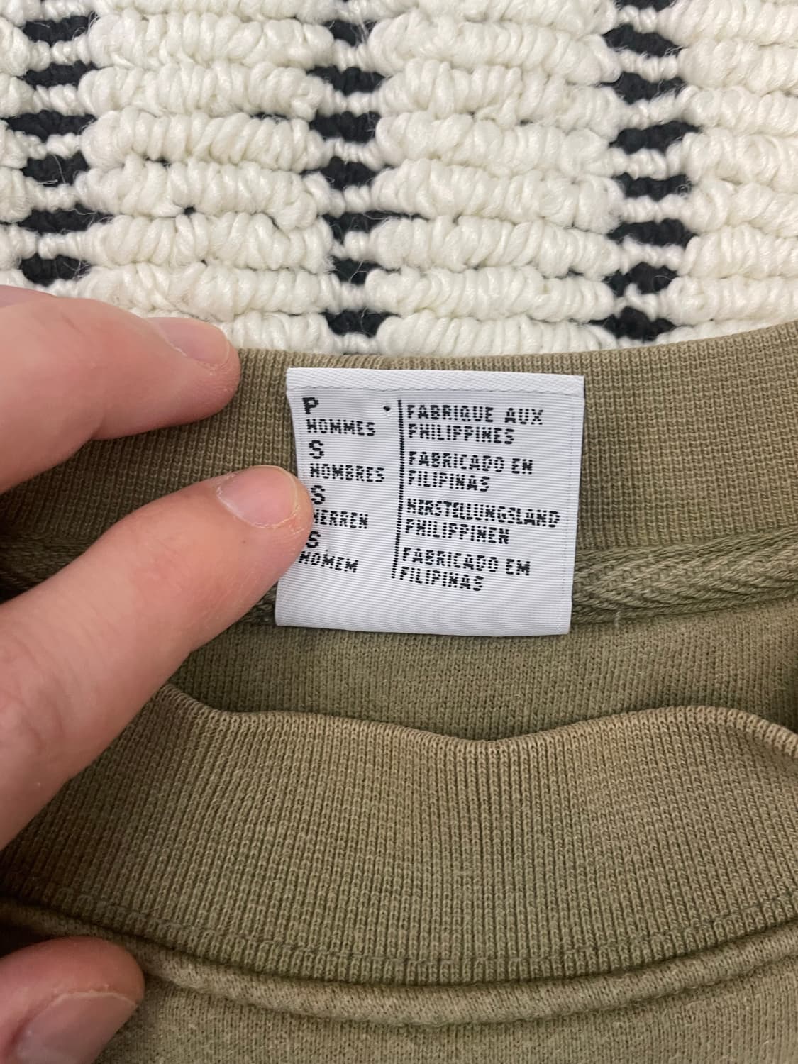 콜럼비아(columbia) 오버핏 맨투맨 카키 상품이미지5