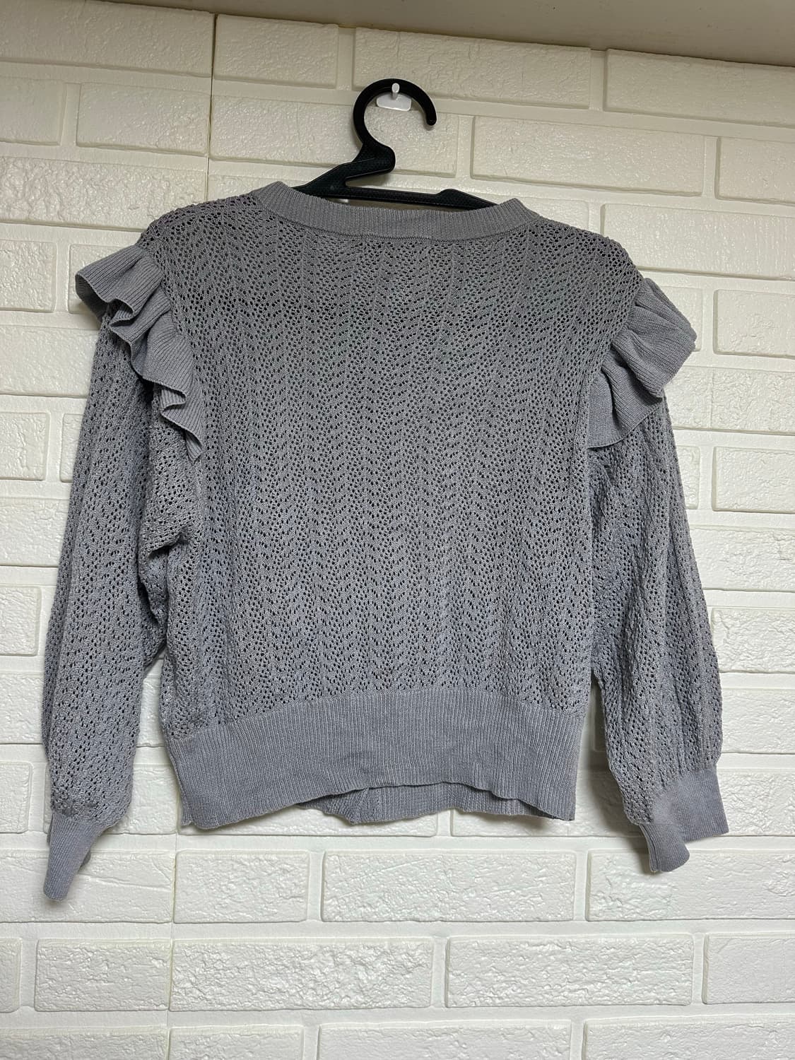 빈티지 블루 시스루 가디건 상품이미지2