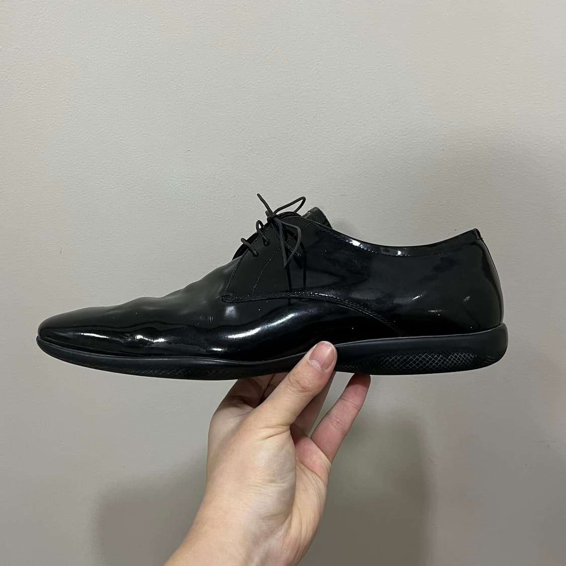 Prada Sports Patent Derby Shoes 상품이미지1