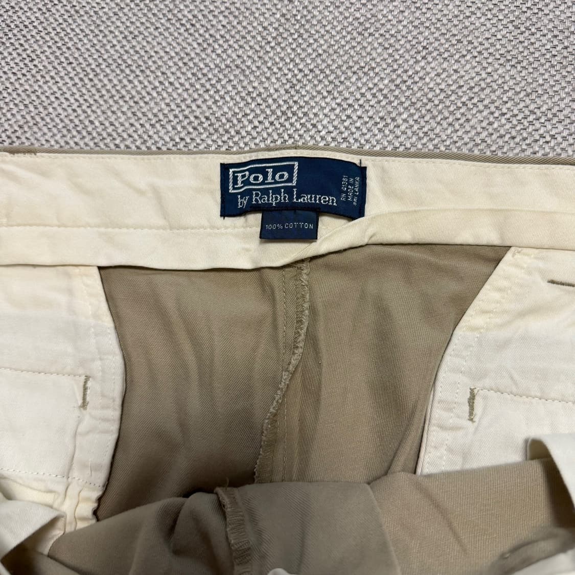 폴로 랄프로렌 코튼 와이드 팬츠 상품이미지2