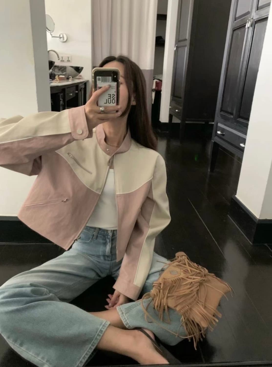 (새상품) 포스터 리사 레더자켓 상품이미지6