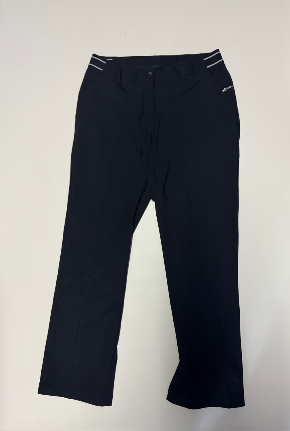 여성 밀레 골프 나일론 기능성 스윙팬츠 블랙 상품이미지1