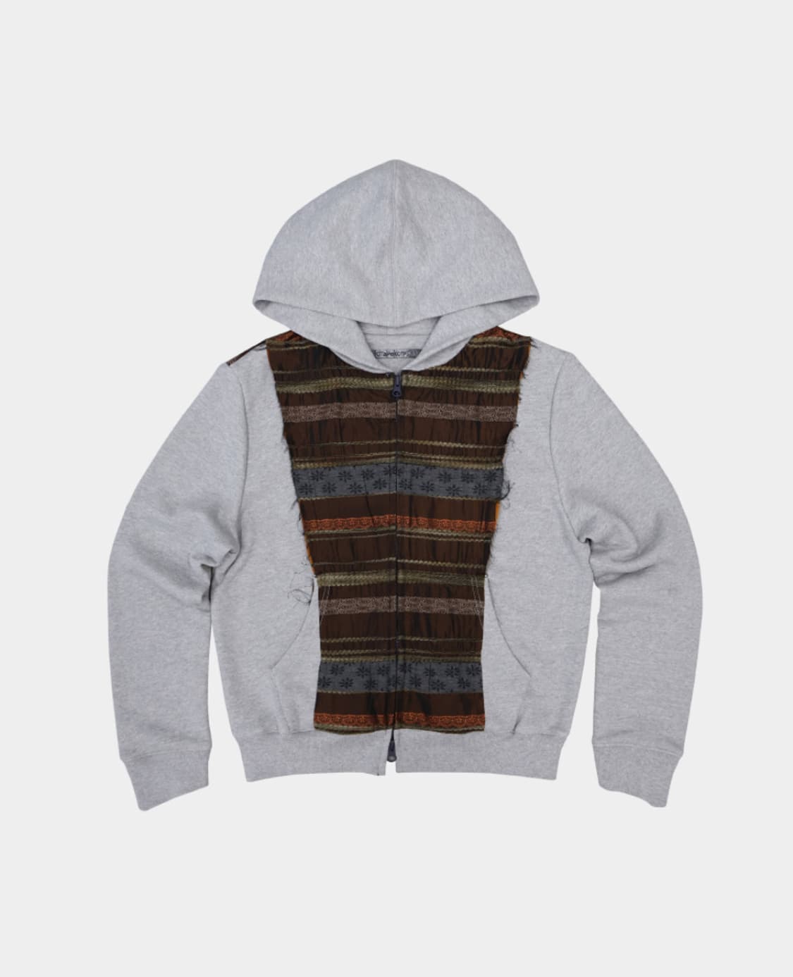 0tape FABRIC BLOCK HOODED ZIP-UP 상품이미지3