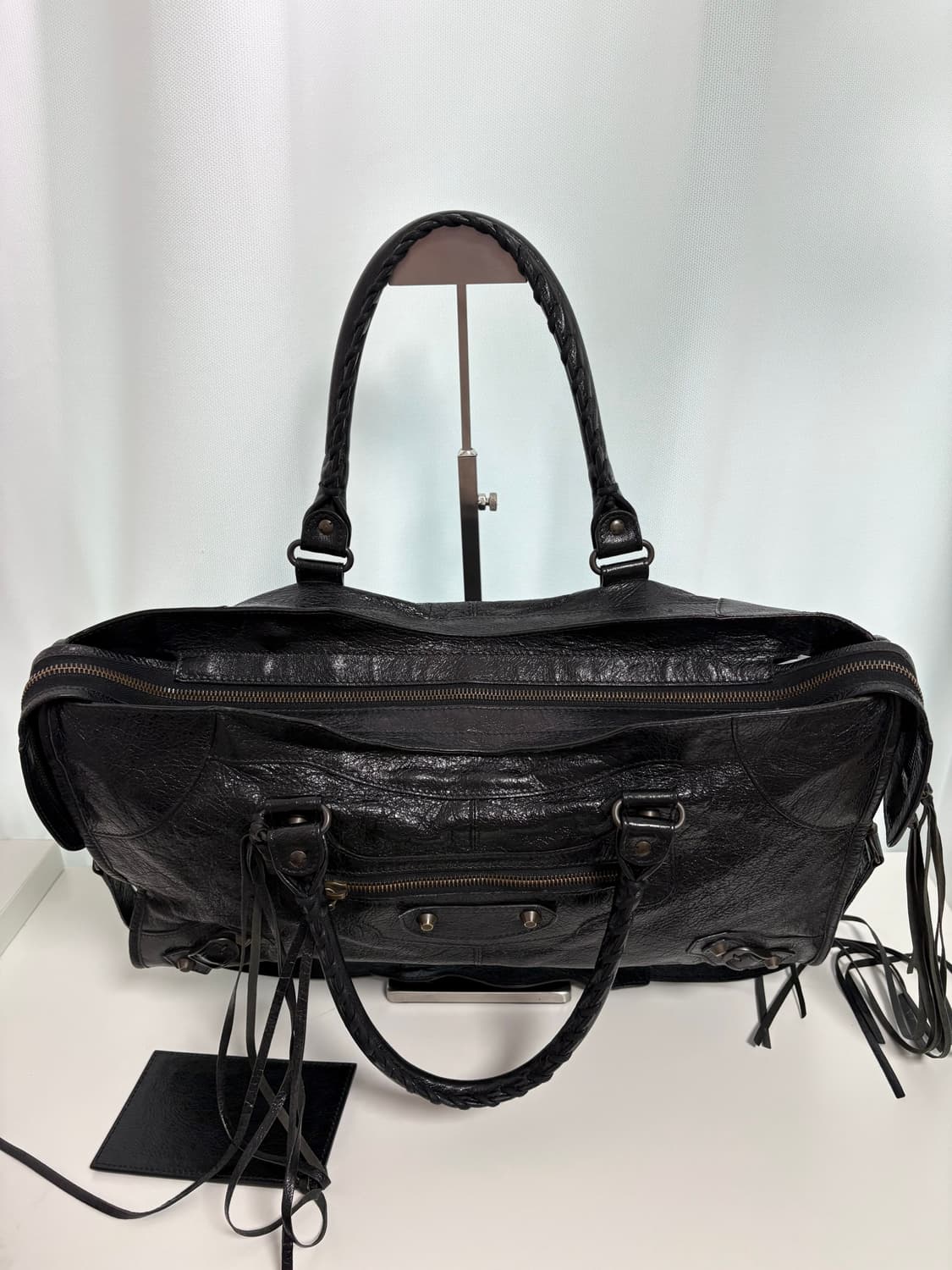 발렌시아가 파트타임 모터백 블랙 상품이미지9