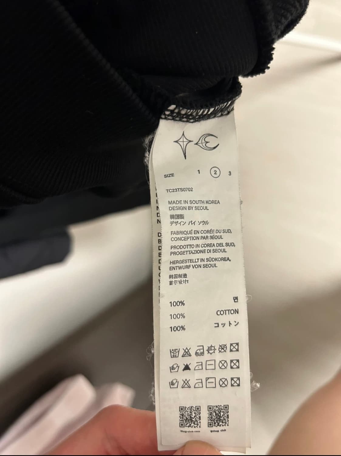 떠그클럽 아머 후드 블랙 사이즈2 상품이미지2