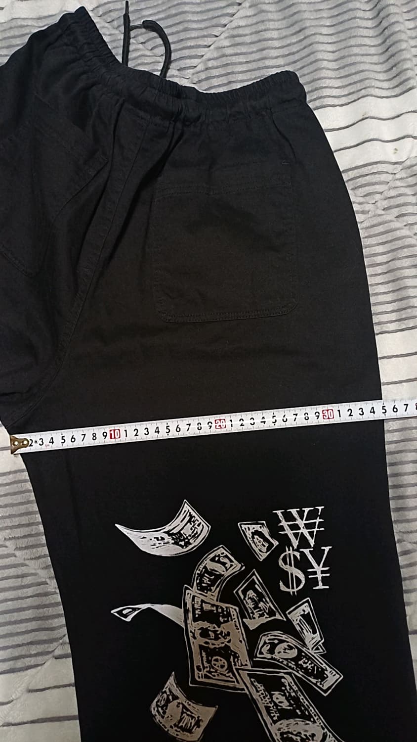 낫포너드 밴딩블랙면팬츠 XL 기장104 상품이미지9
