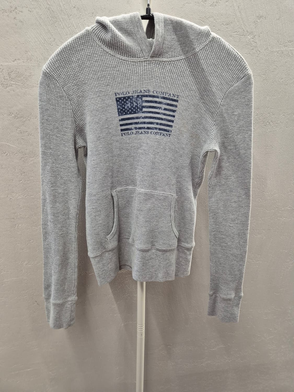 폴로진스 그레이 후드티S 상품이미지2