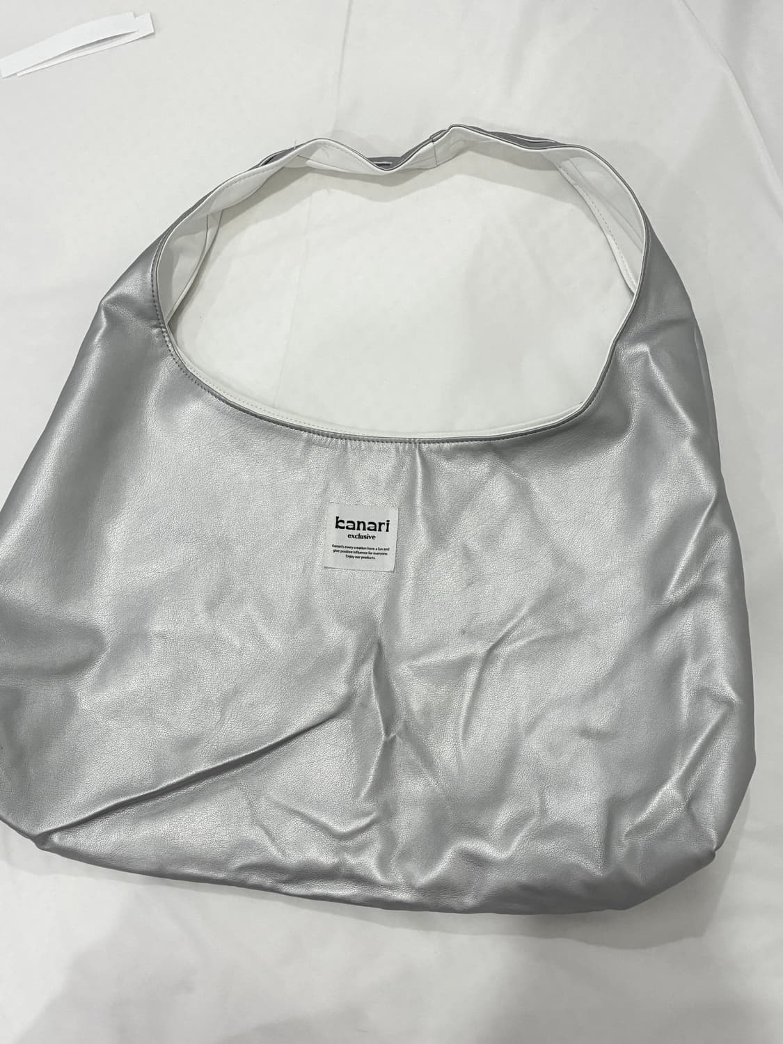 Kanari 카나리 투웨이백 실버/화이트 상품이미지1