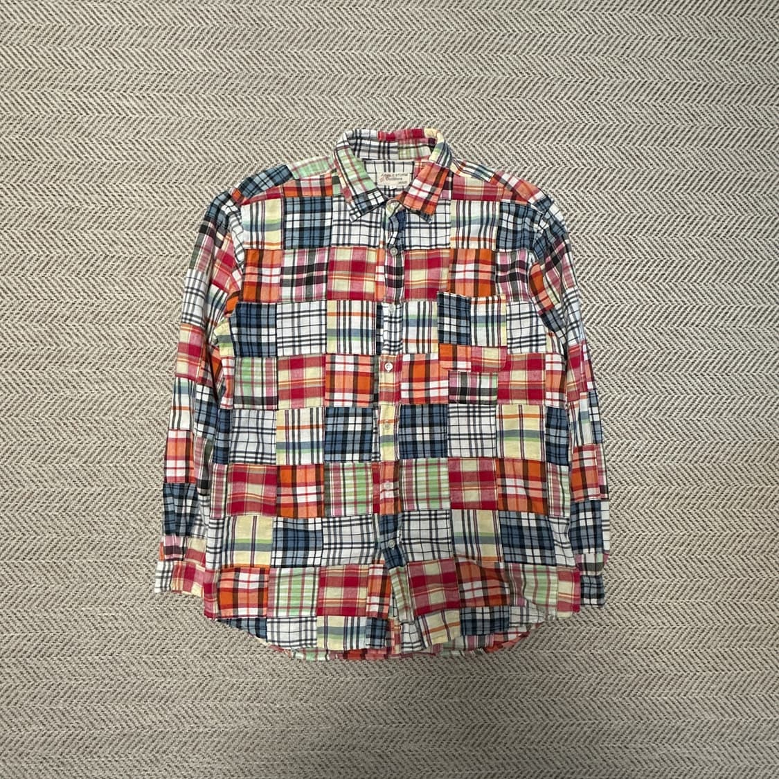 JUNGLE STORM patchwork shirt 상품이미지1