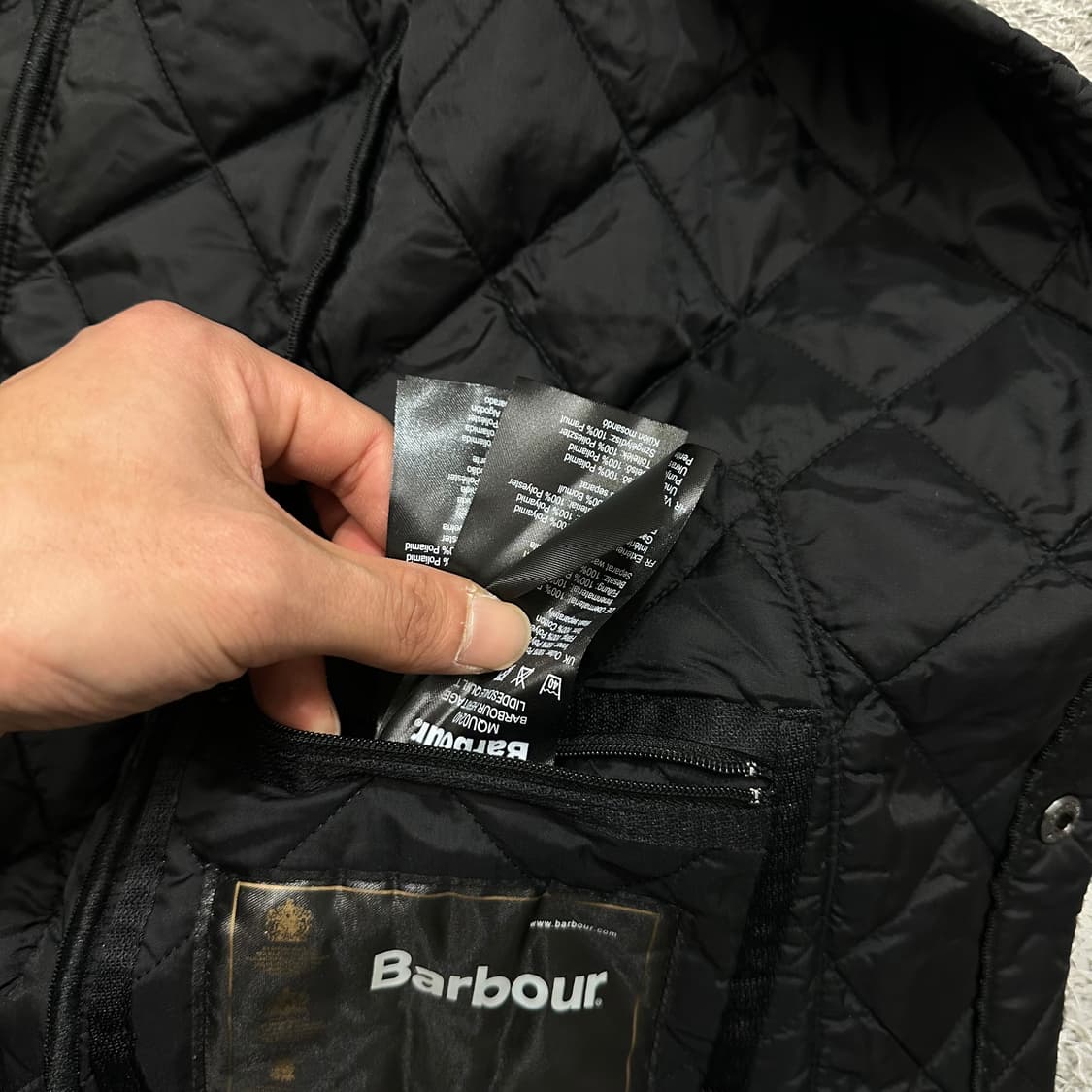 [우먼90] 바버 퀼팅자켓 상품이미지4