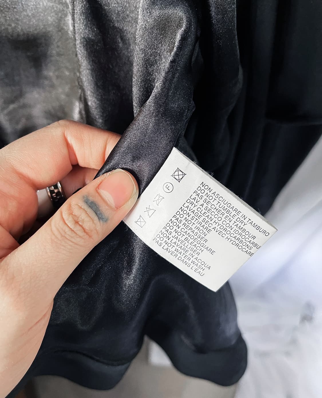 RICK OWENS leather wrap jacket black 상품이미지10