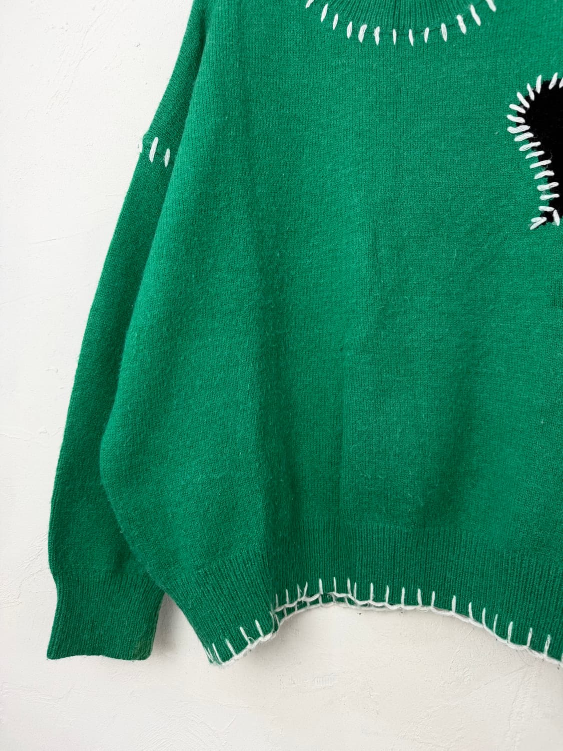 JPN 하트 스티치 니트 상품이미지3