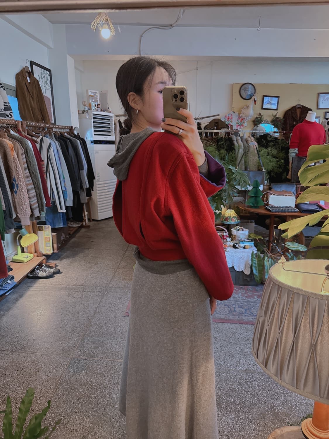 80s 장폴고티에 펌킨레드자켓 상품이미지1