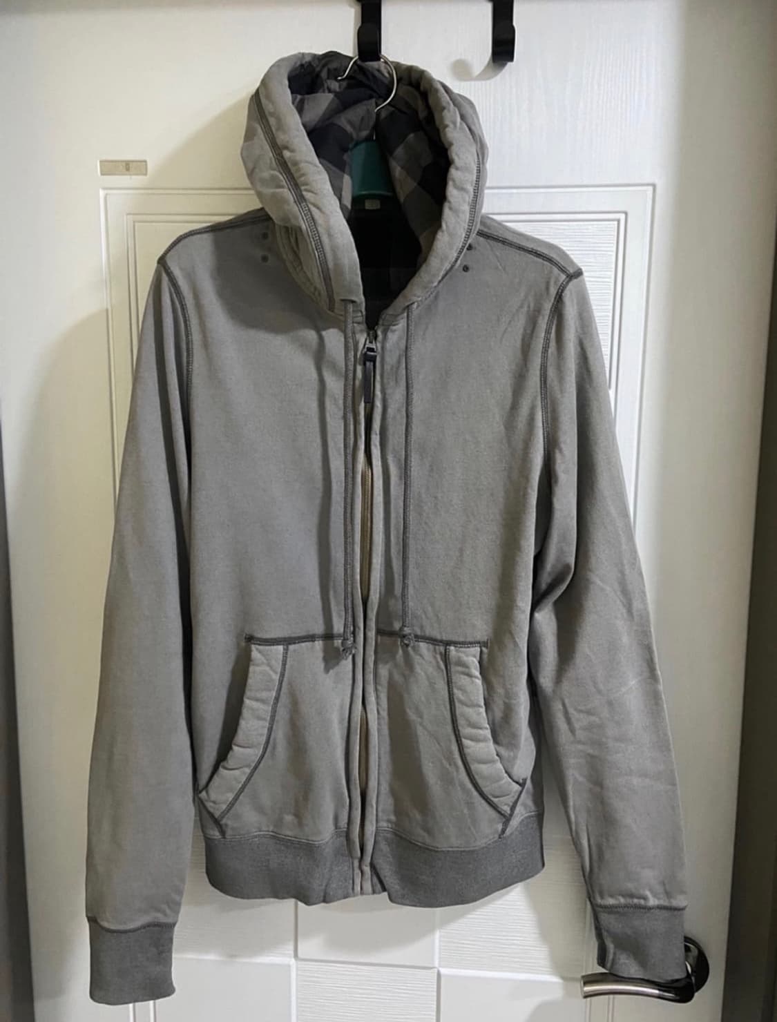 버버리 노바체크 후드집업 L 상품이미지1