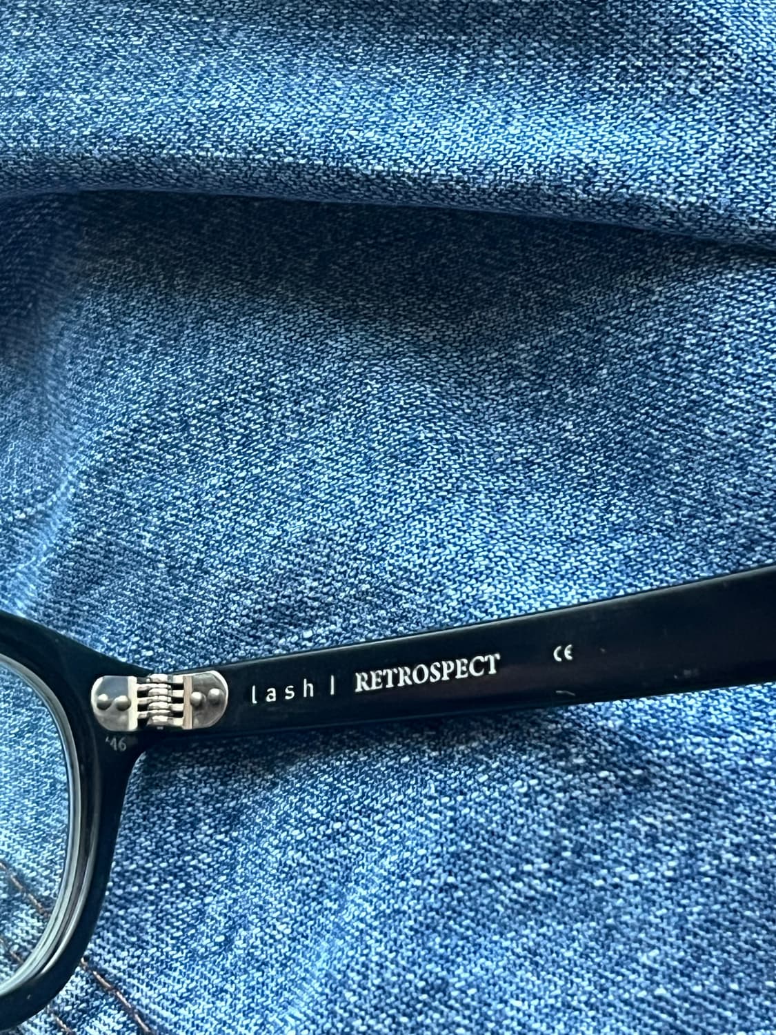 래쉬 Clift46 검정뿔테안경 상품이미지3