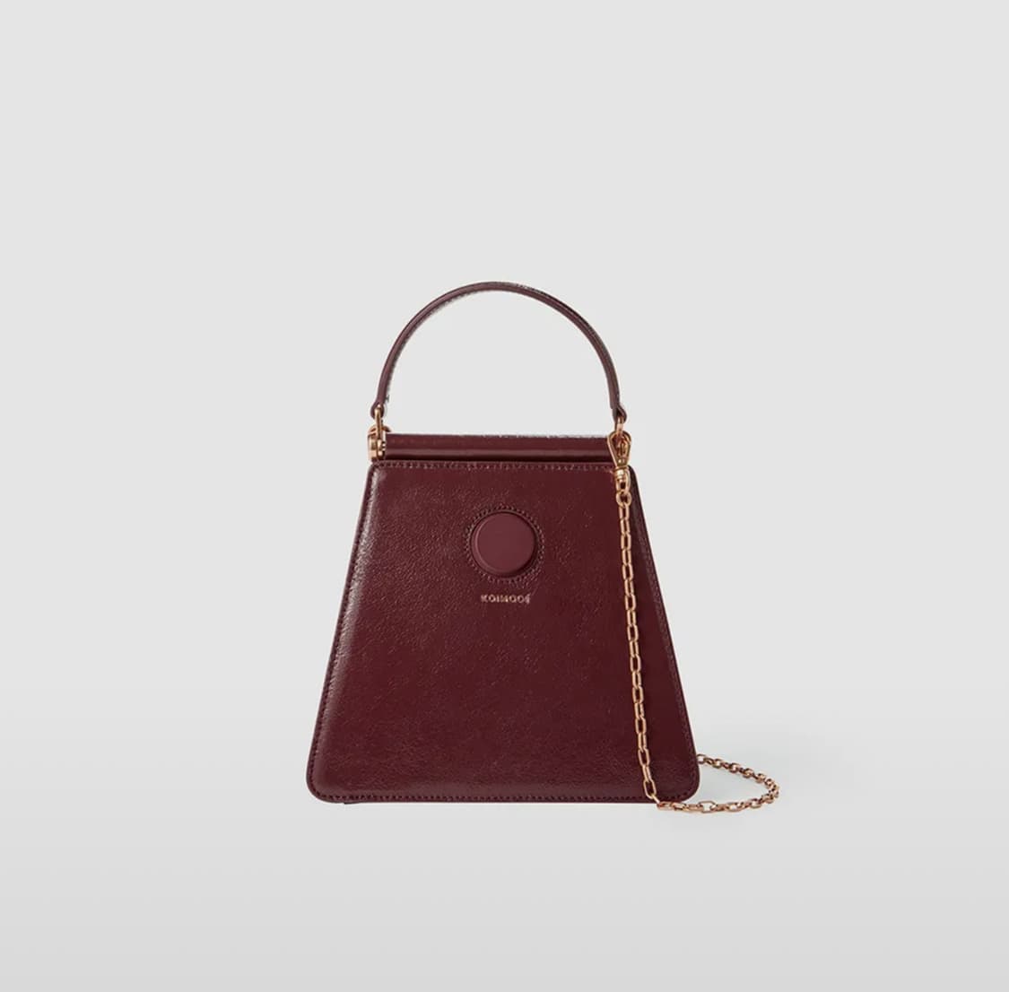 (새제품) 코이무이 소가죽 clip bag 버건디 상품이미지1