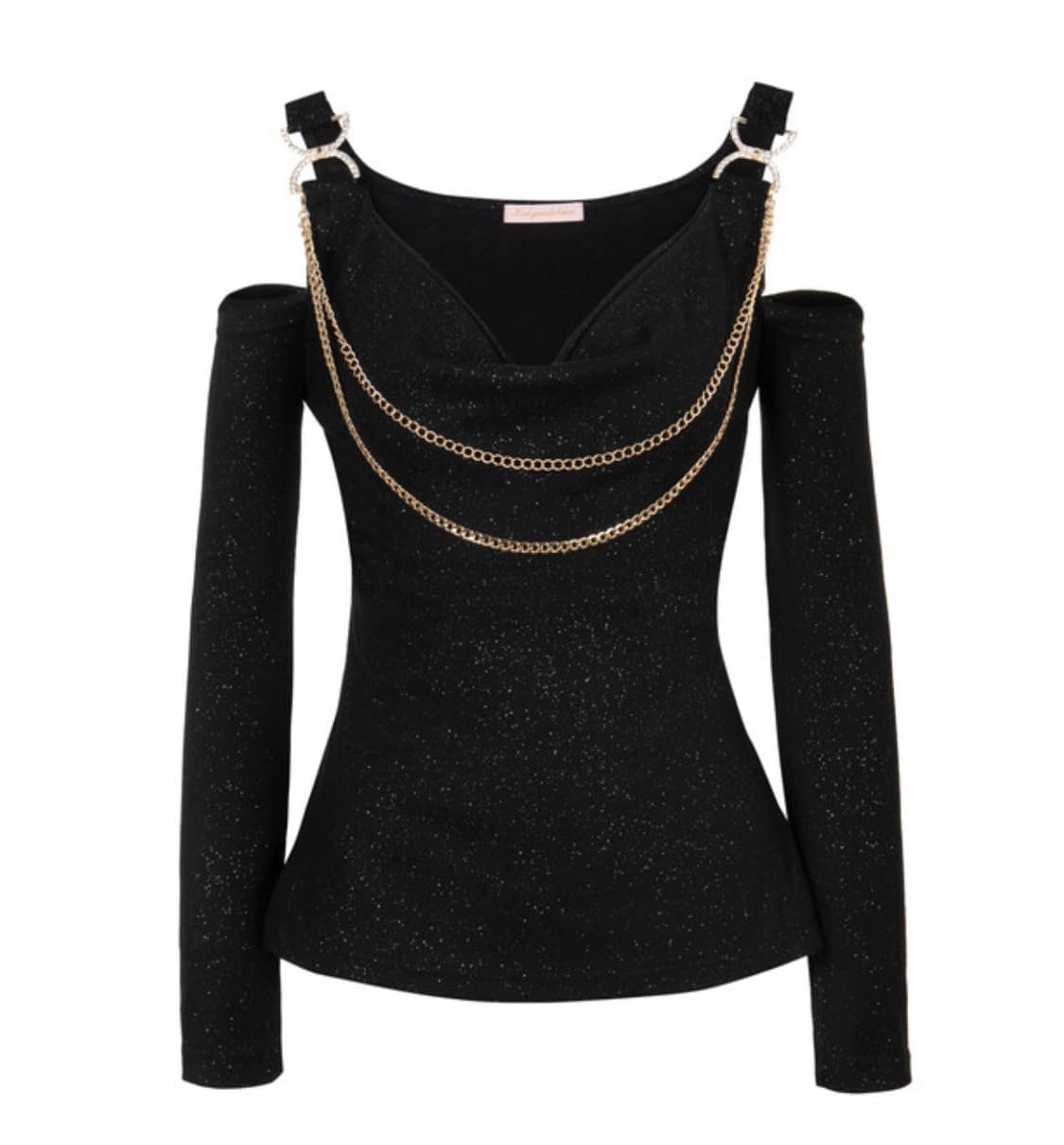 베이비메탈클럽 샤이니 돌 탑(black) 갸루 오네갸루 상품이미지2