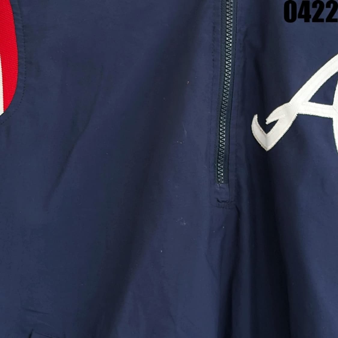 마제스틱 애틀랜타 브레이브스팀 하프집업 반팔 풀오버 L 0422 상품이미지8