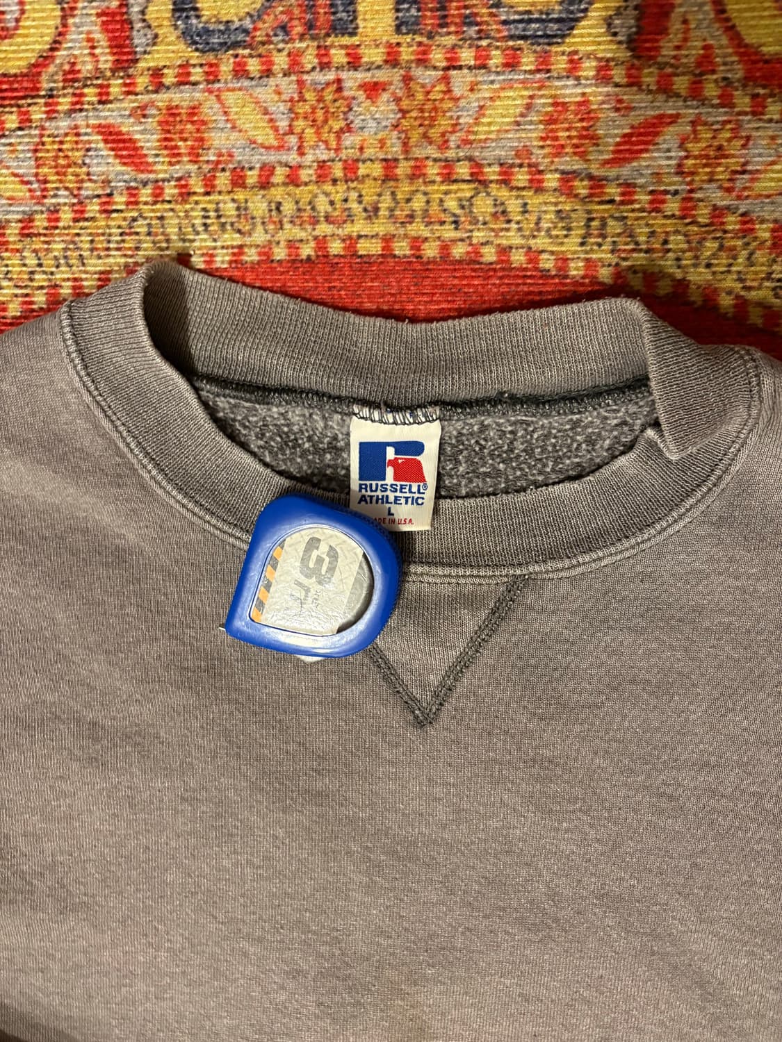 미제 러셀 페이딩 그레이 스웻셔츠 l 상품이미지2