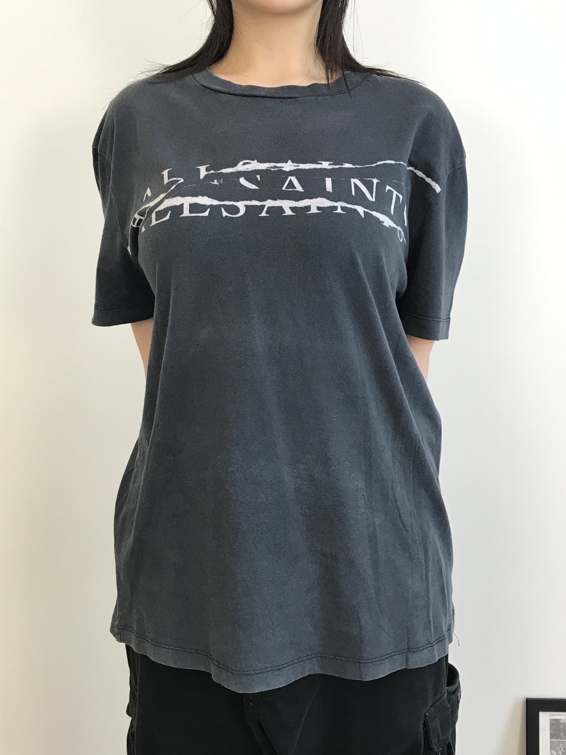 AllSaints Oversized Logo T Shirt 상품이미지3