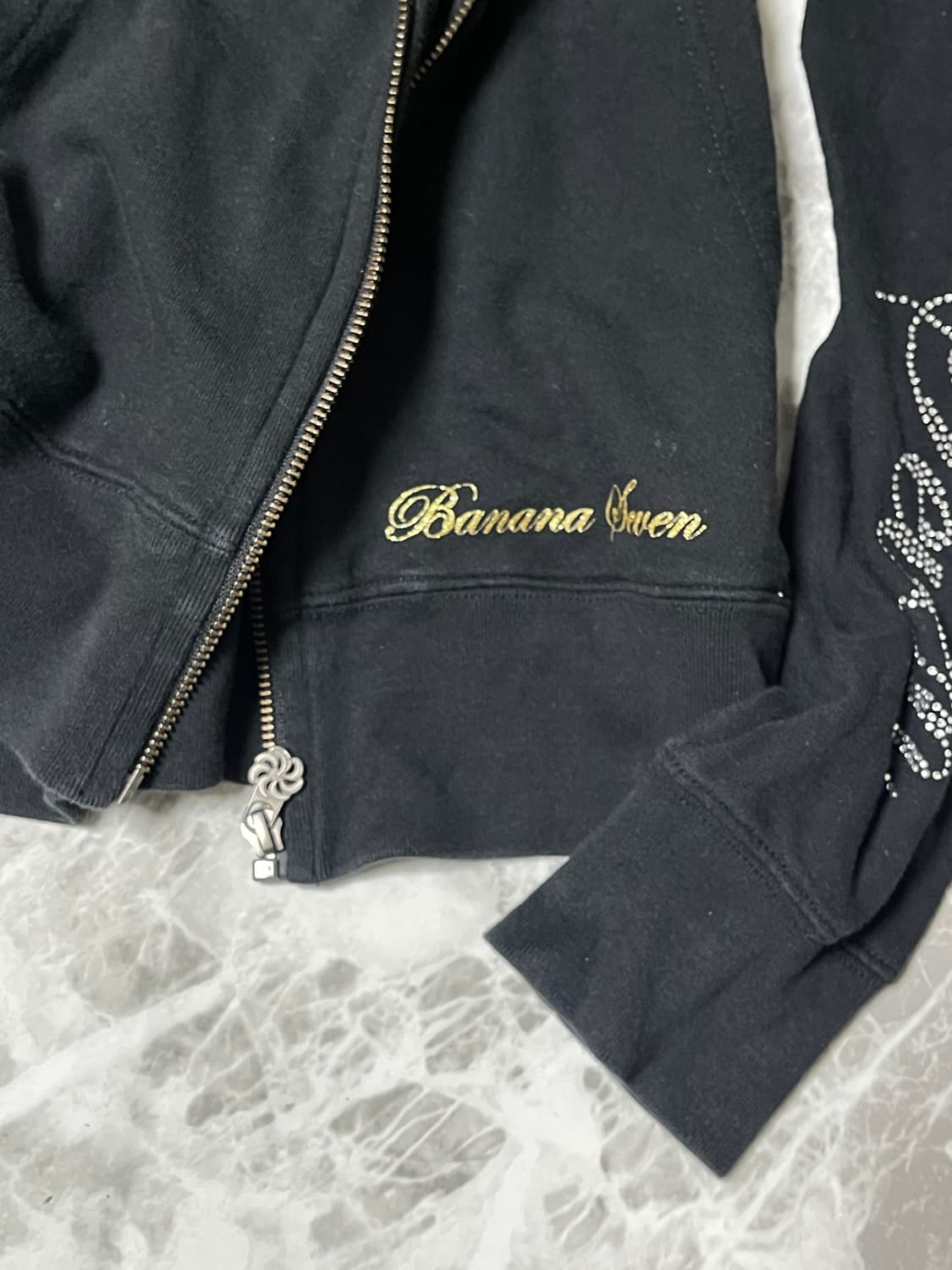 (Banana seven)y2k printing zip up hoody 상품이미지5