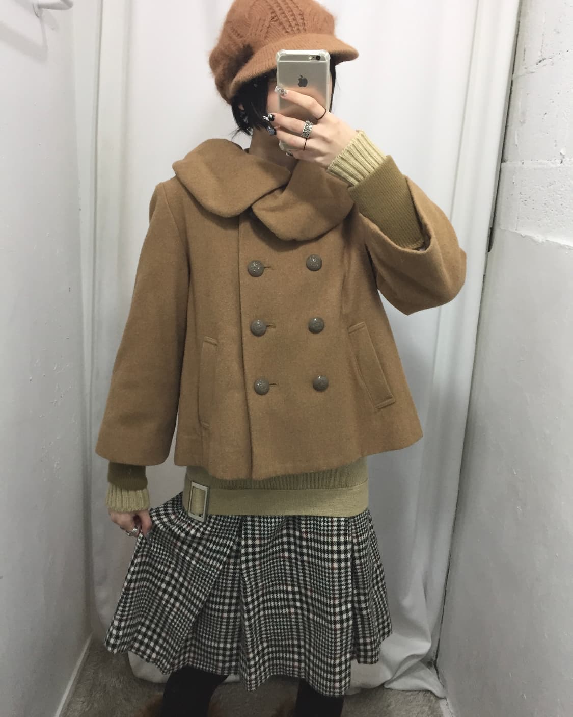 브라운 체크 코디 🍪 상품이미지2