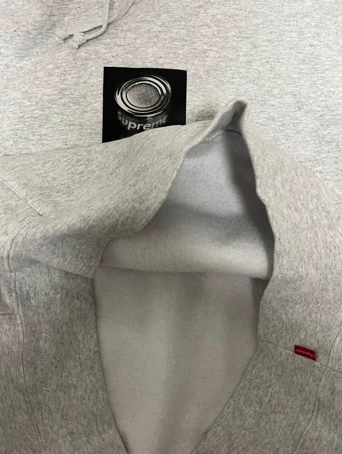 (XL) 슈프림 수프 캔 후드 스웨트셔츠 애쉬 그레이 상품이미지2