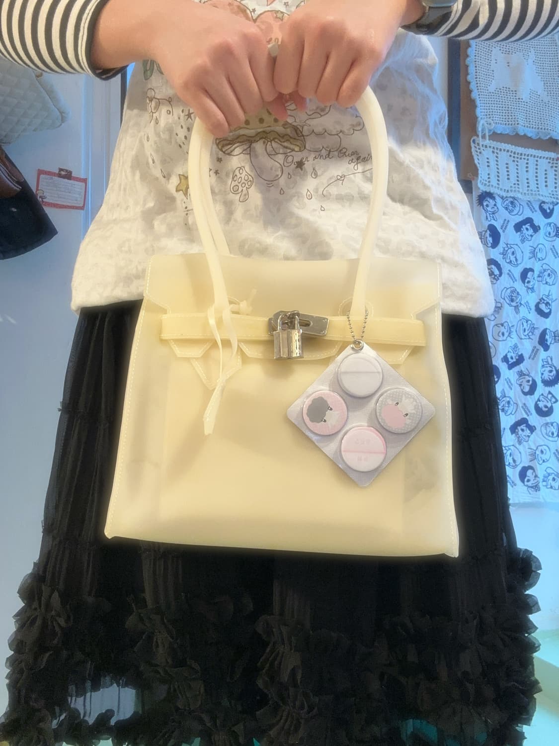 미니 젤리버킨 - 화이트 🫶🏻 상품이미지2