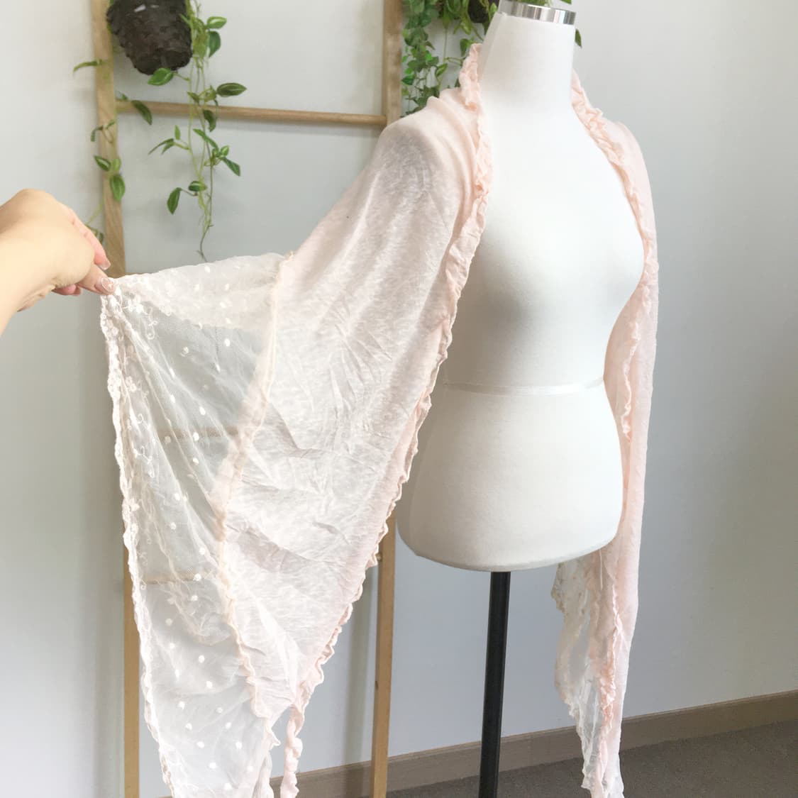 JPN/ 딸기우유스카프 딸기우유머플러 핑크스카프 모리걸스카프 모리룩스카프 상품이미지5