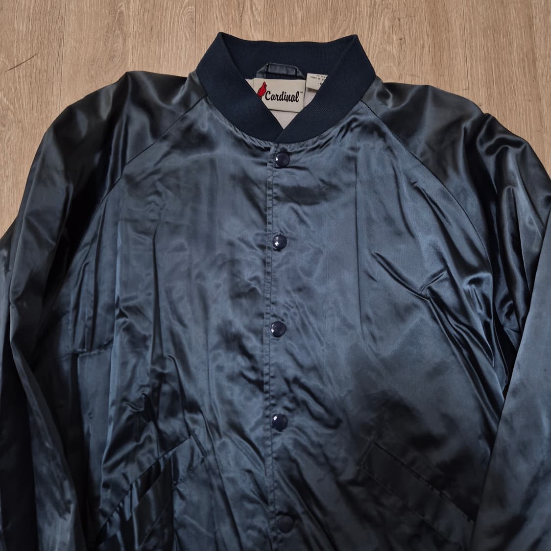 CANDINAL 칸디날 남성 올드스쿨 유광 스타디움 자켓 S(90) 상품이미지2
