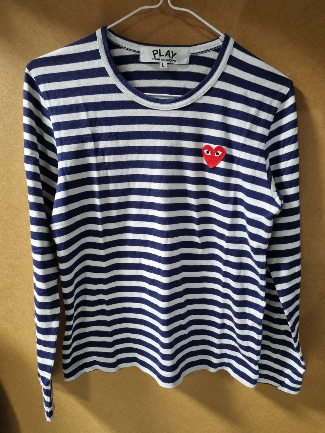 꼼데가르송 여성 긴팔티  상품이미지1