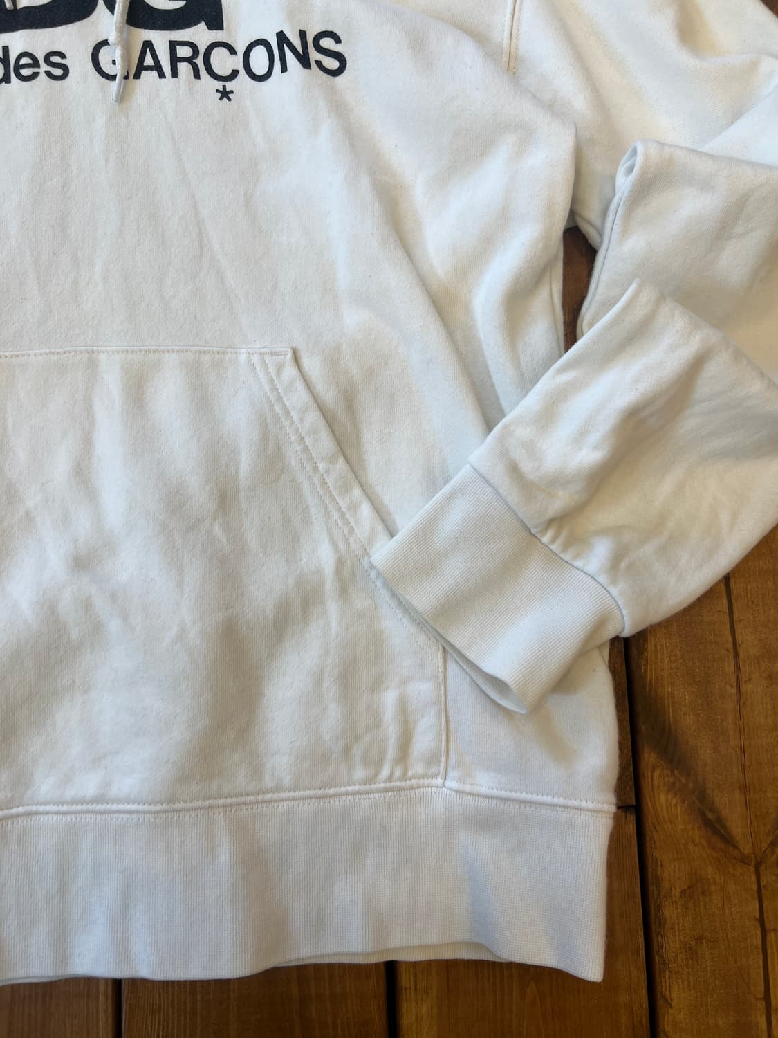 CDG 화이트 후드티 상품이미지9