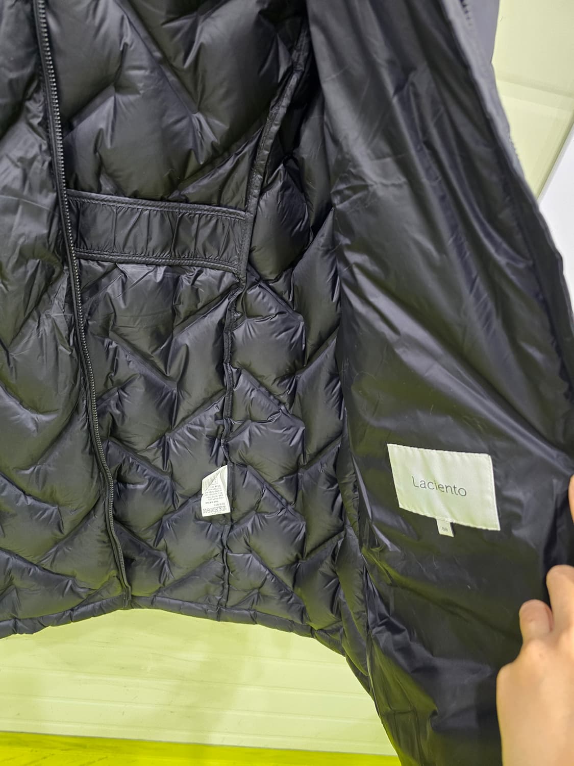 블랙 롱 패딩 점퍼 후드 스타일 상품이미지5