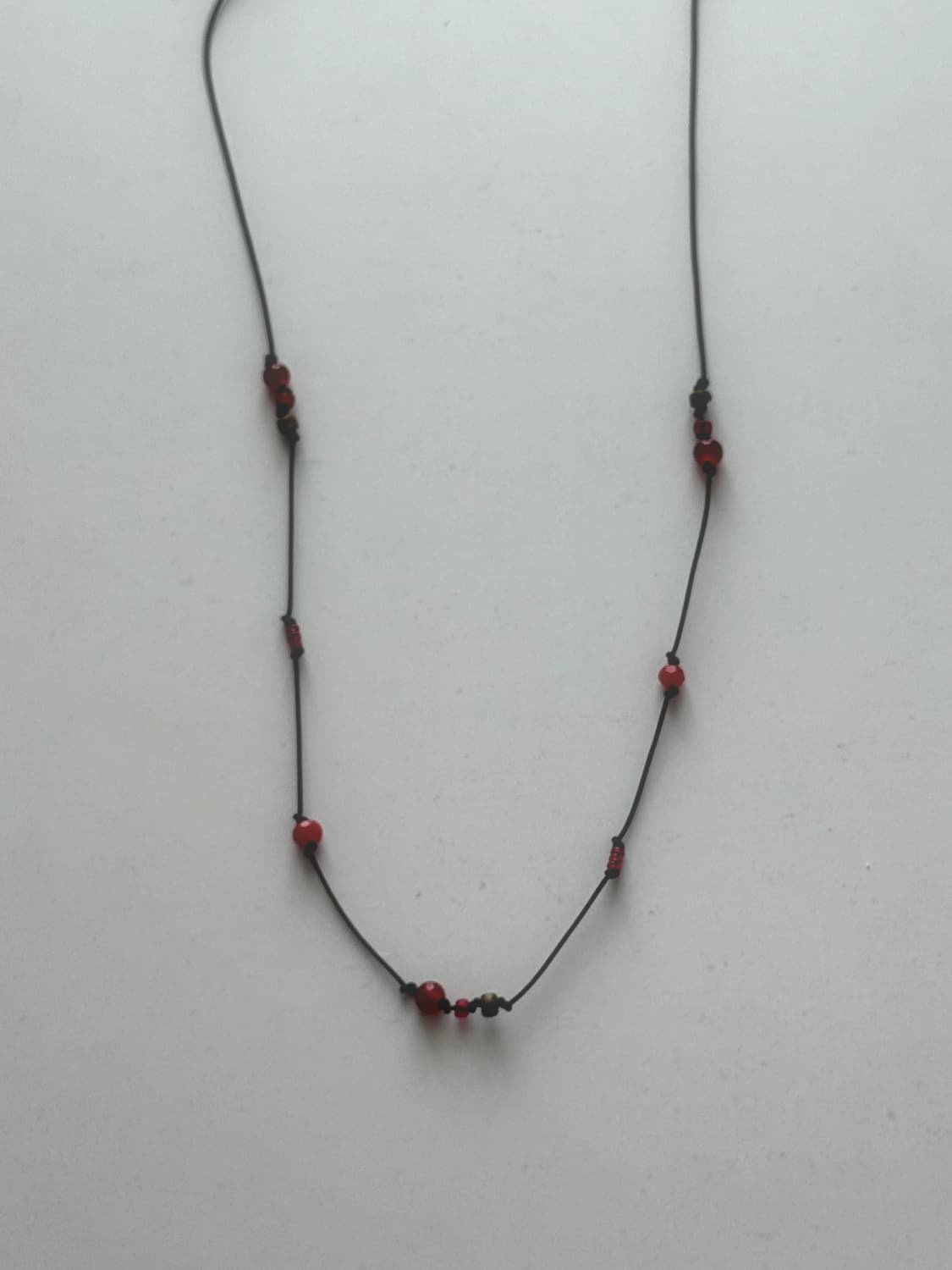 핸드메이드 비즈목걸이 매듭목걸이 상품이미지1