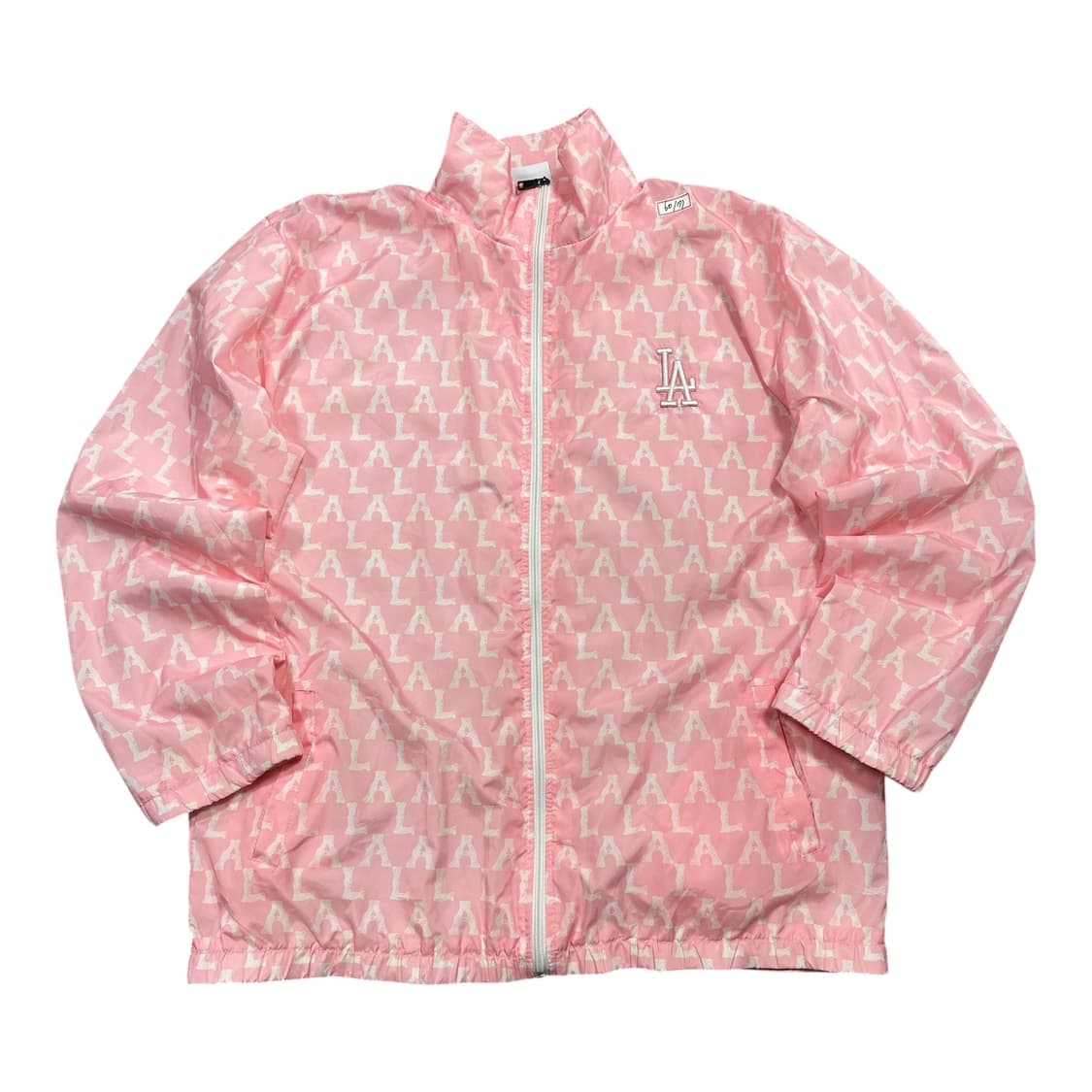 ✨ (바배) MLB 현아 모노그램 핑크 바람막이 상품이미지1