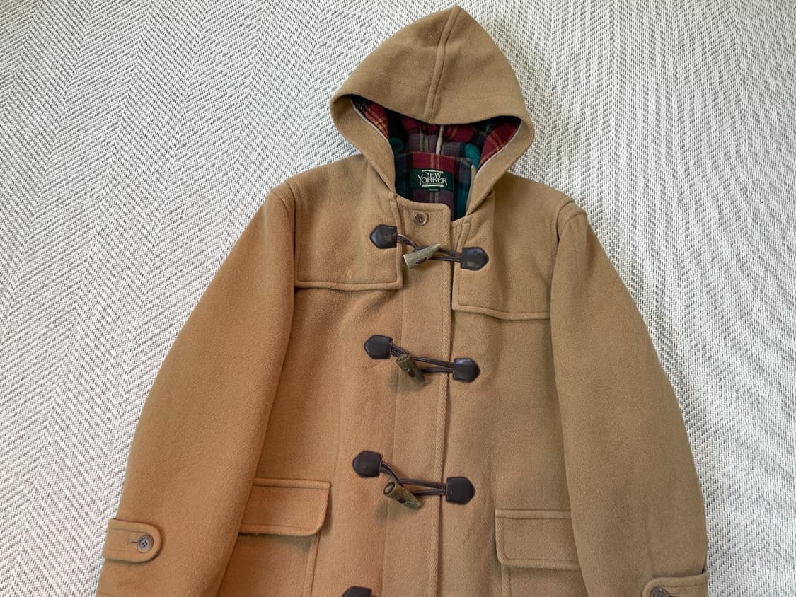 뉴요커 울 체크 토글 더플코트  J03453 상품이미지3