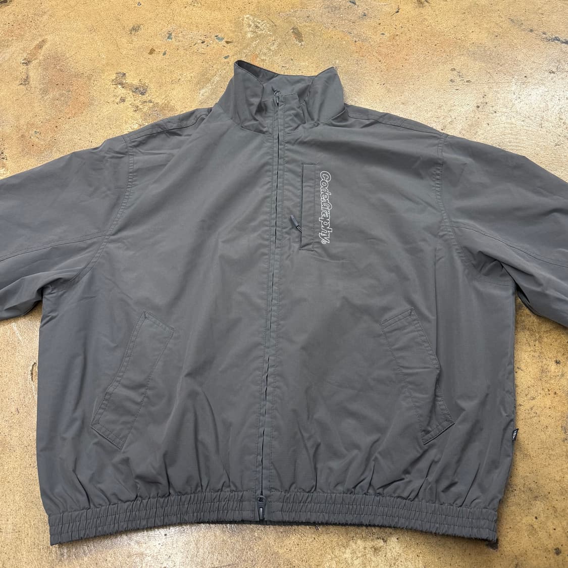 [정품/M] 코드그라피 바람막이 점퍼 그레이 b18 상품이미지3