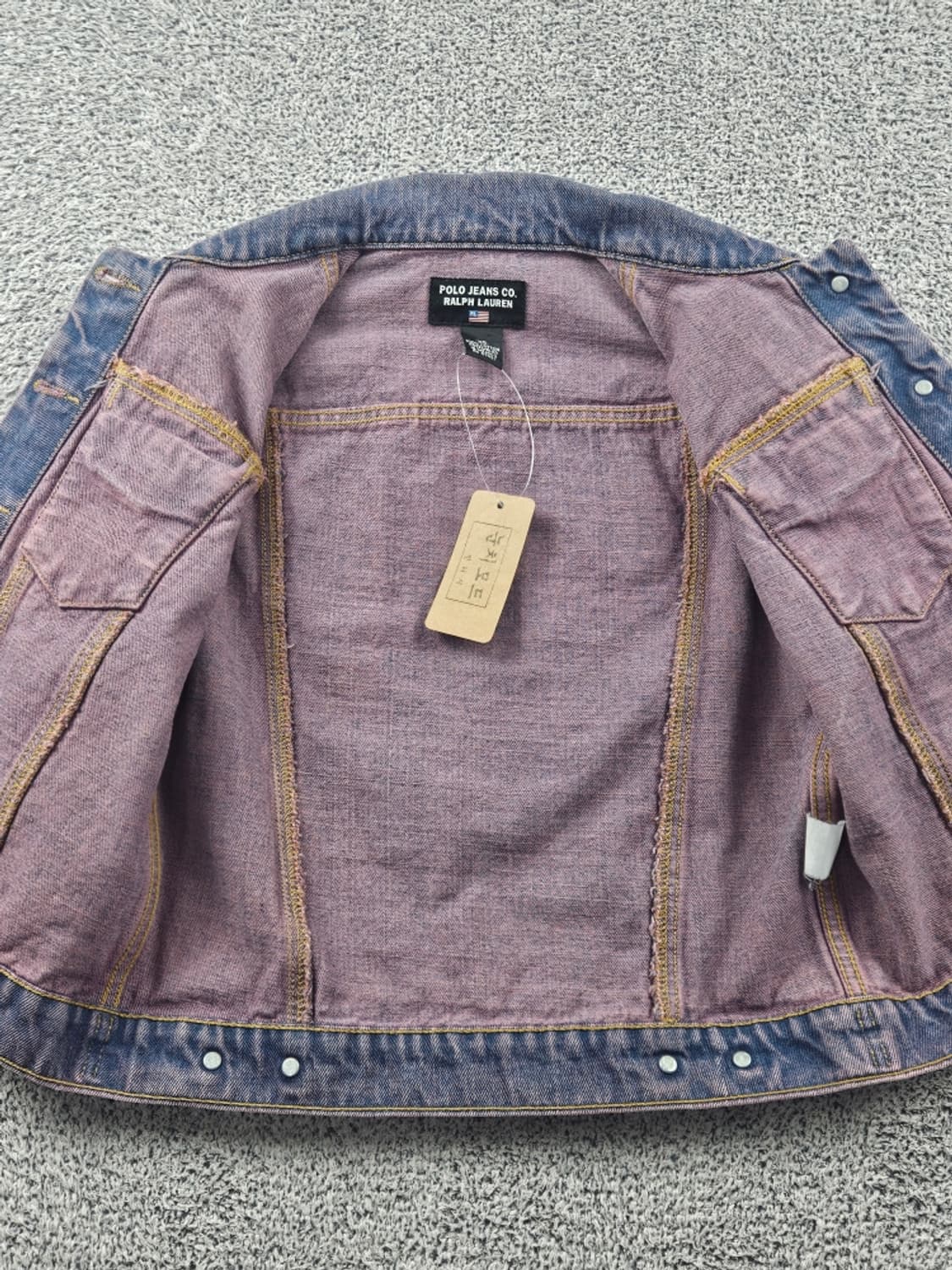 폴로 진스 컴퍼니 크롭 데님 트러커 자켓 ( XS ) / 9416 상품이미지10