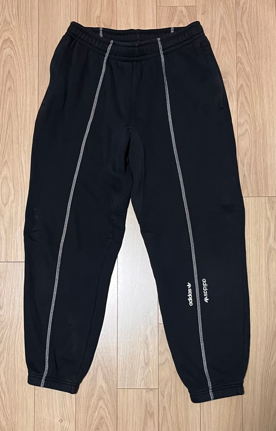 아디다스 블랙 트랙 팬츠 L 상품이미지1