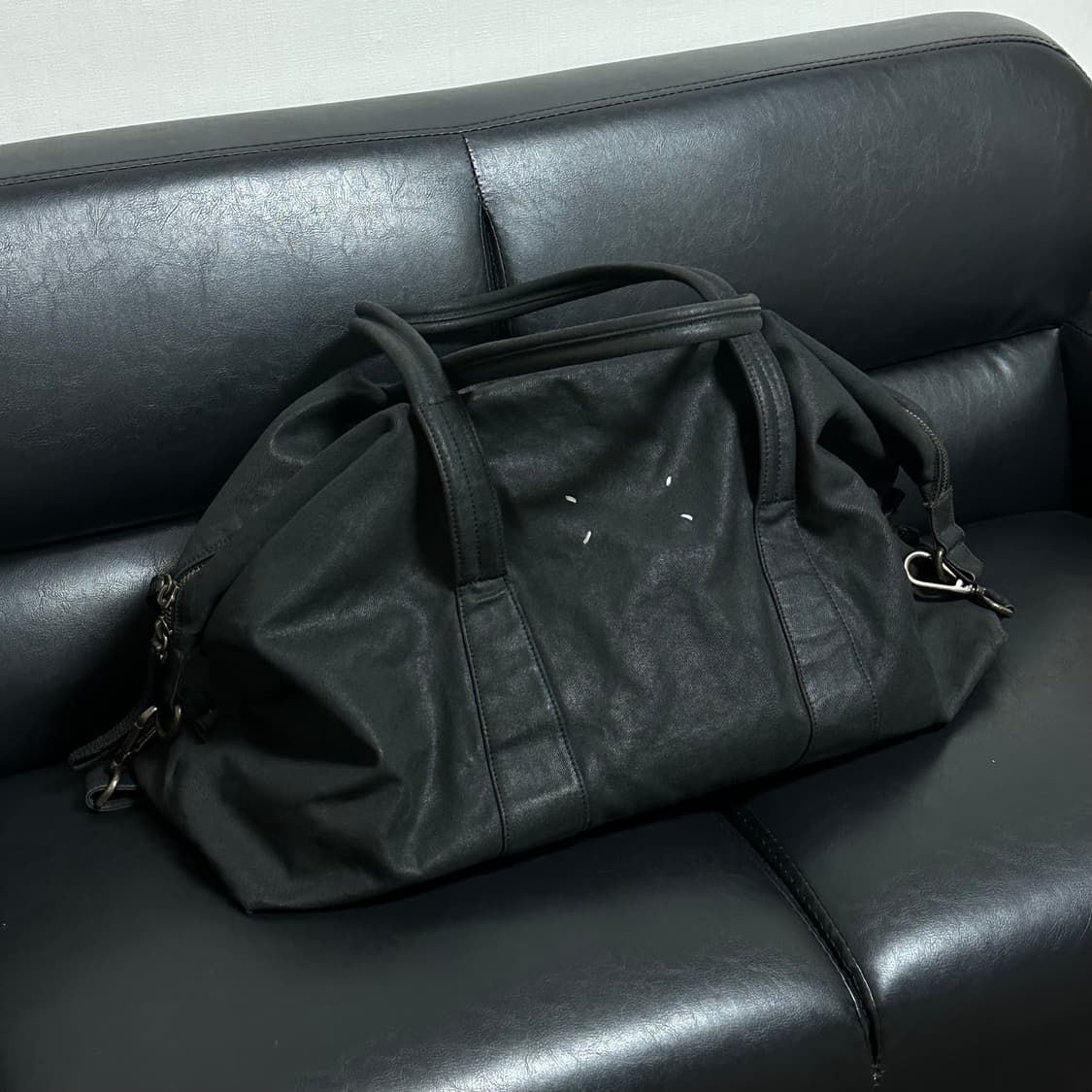 마르지엘라 코팅 캔버스 보스턴백 상품이미지2