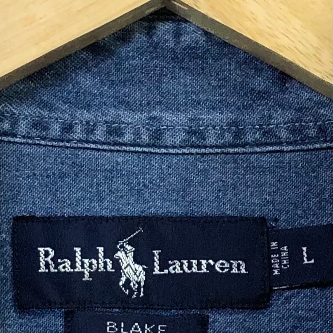 105 폴로 데님 셔츠 상품이미지3