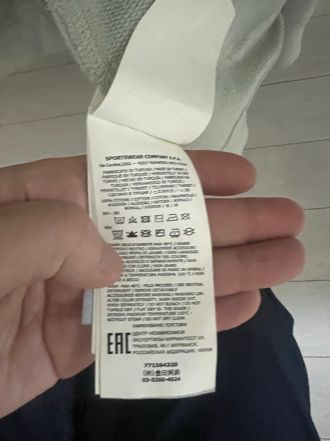 스톤아일랜드 라이트그레이 집업 자켓 L 상품이미지5