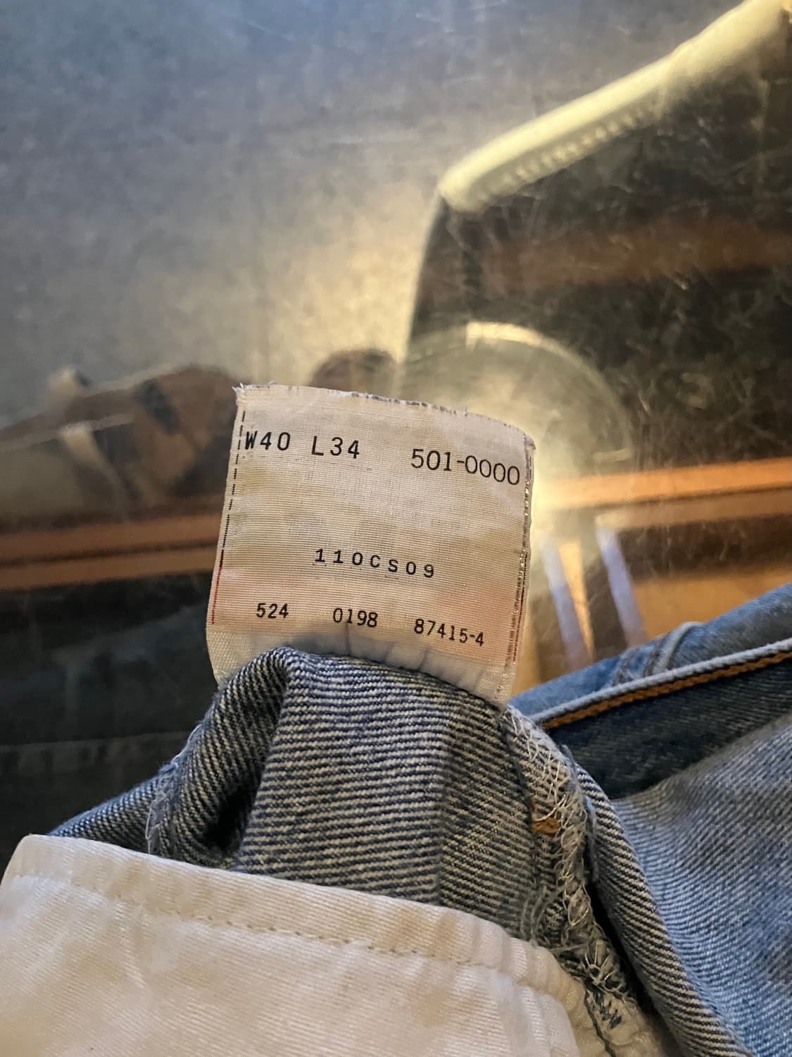 90s USA Levis 501XX 0000 Denim Pants 상품이미지10