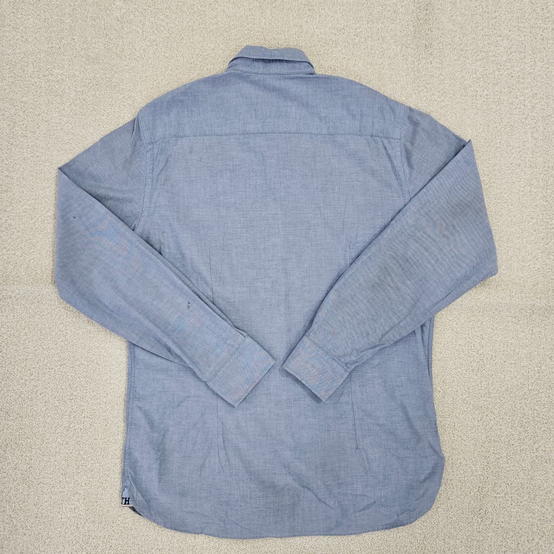 [M] 타미힐피거 블루 옥스포드 긴팔 셔츠 1027JM1 상품이미지3