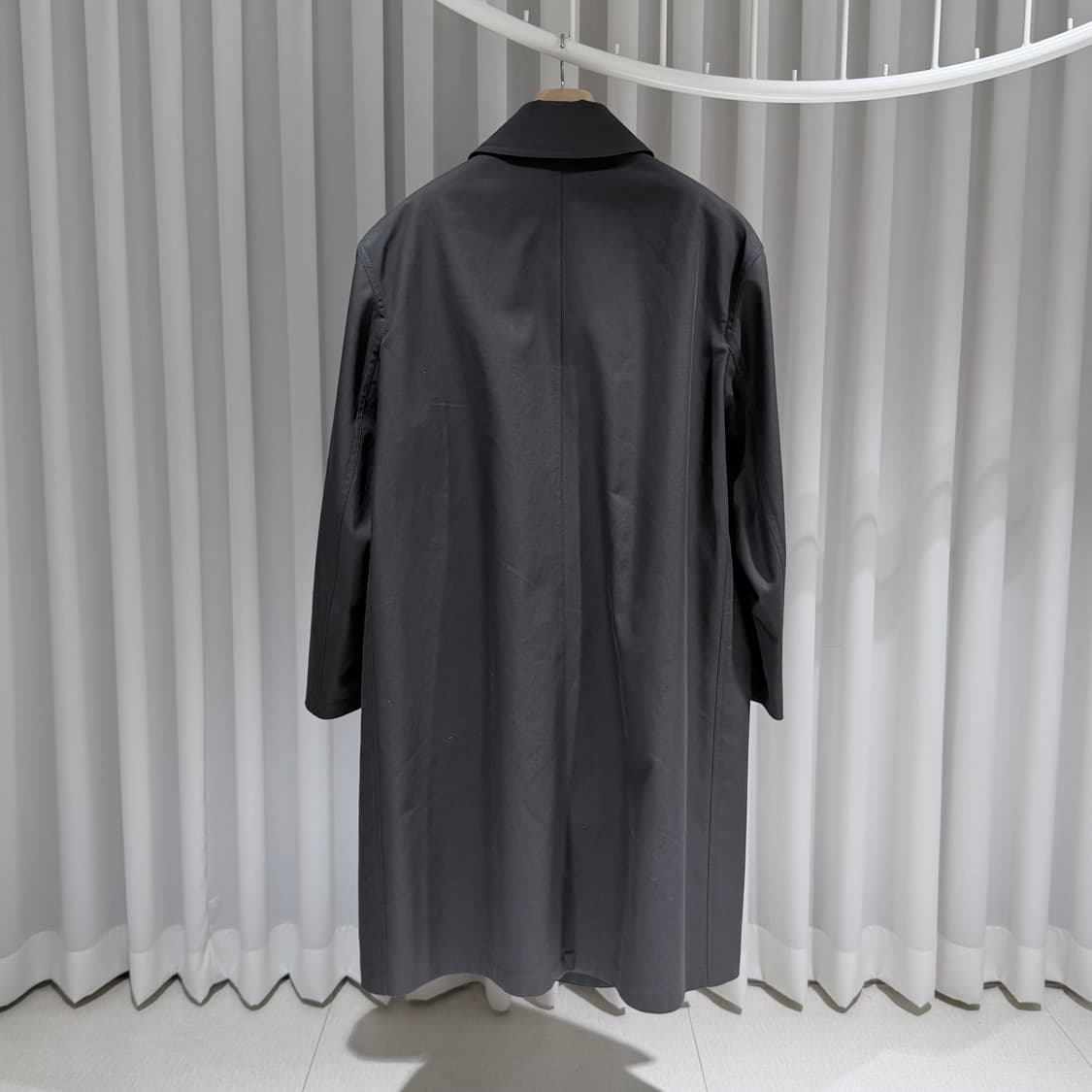 (A+/52) / 에르메스 그레이 트렌치 코트 상품이미지5