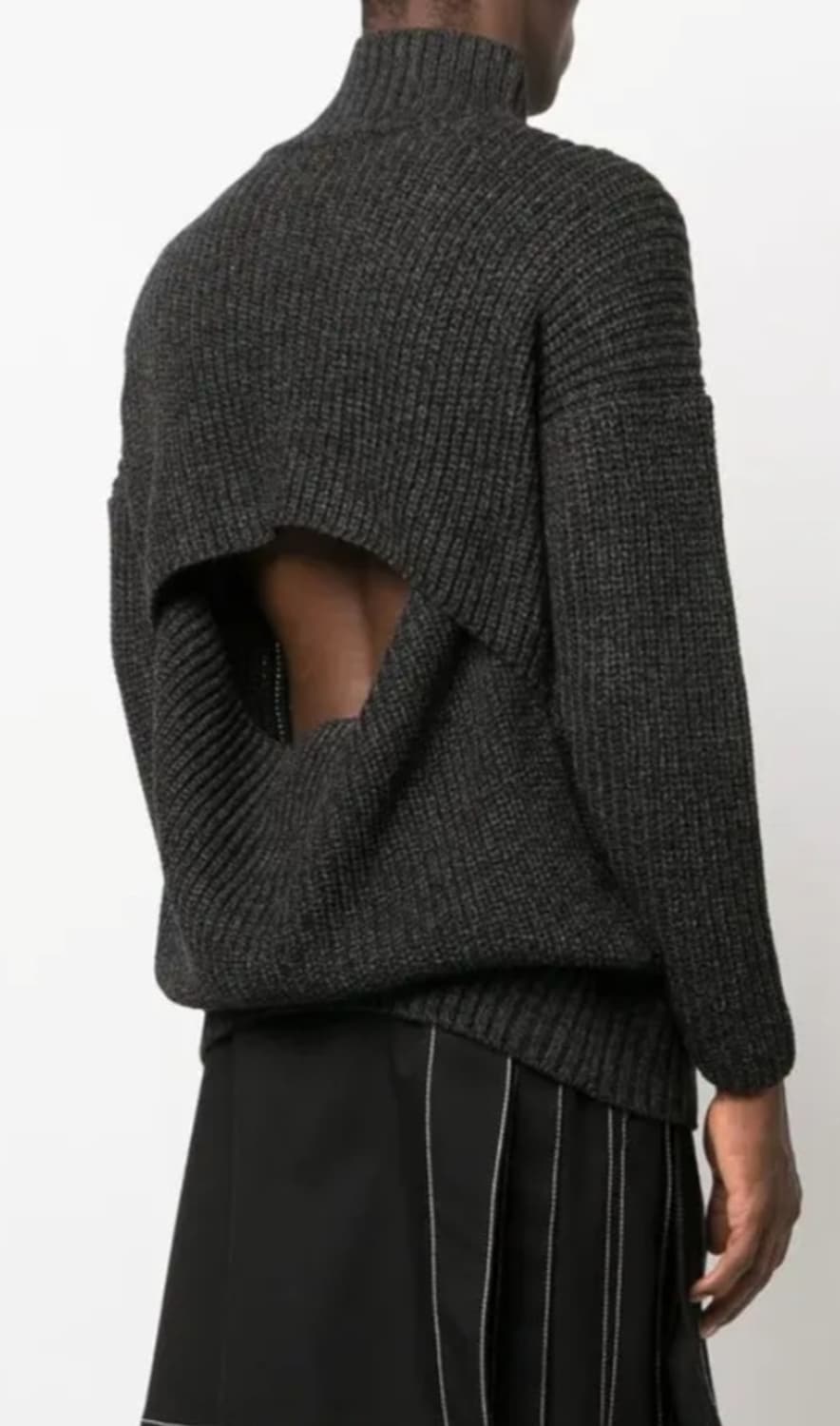 Sulvam 오픈백 니트 L 상품이미지1