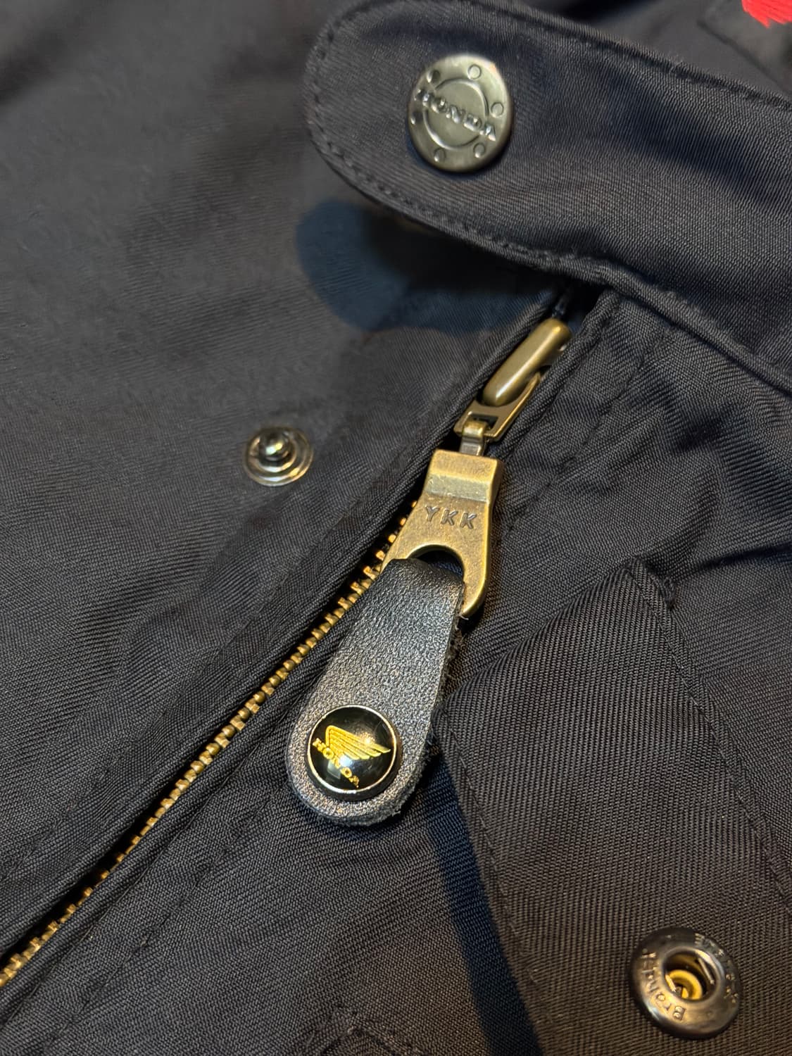 혼다 빈티지 일본판 사이드라인 레이싱 자켓 블랙 상품이미지3