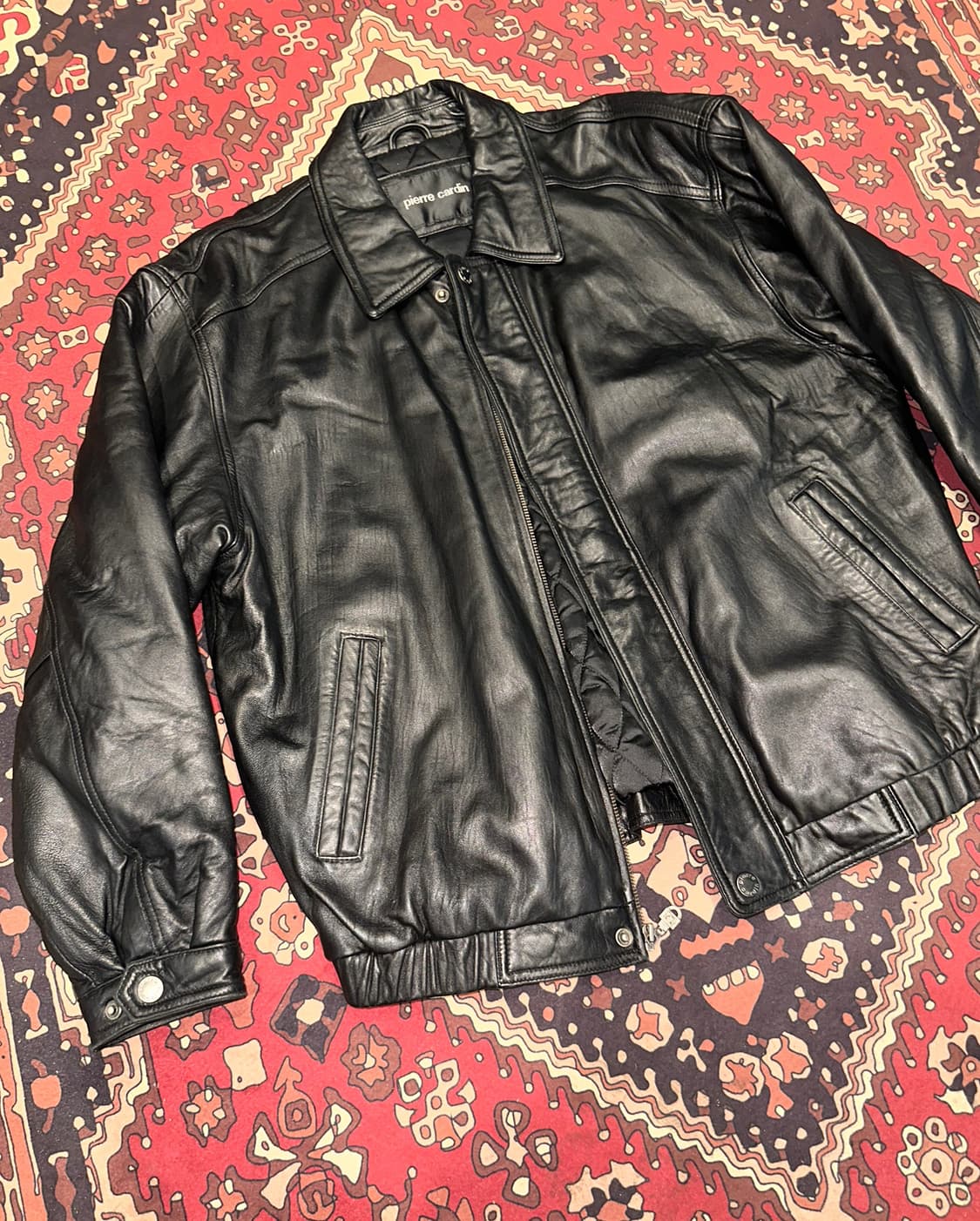 ( 2X-3X ) 빅사이즈가죽 가죽자켓 레더자켓 봄버자켓 양가죽자켓 상품이미지5