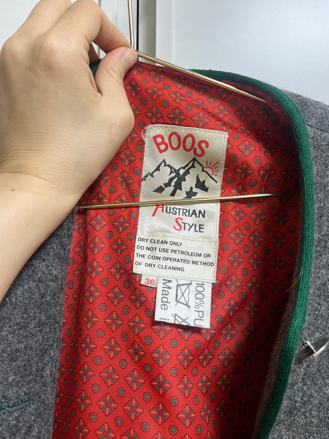 유럽 빈티지 자켓 BOOS Austrian Style 상품이미지2